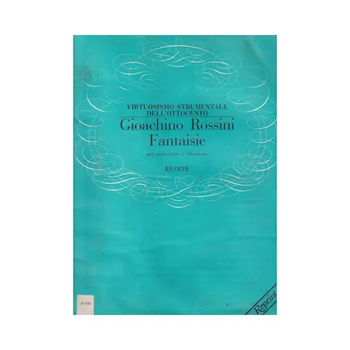 Fantaisie Per Piano E Clarinetto