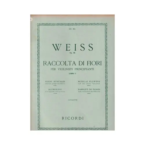 Raccolta Di Fiori - Op.38 Vol.1