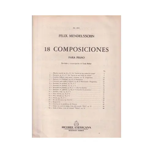 Composiciones Para Piano