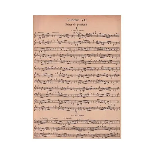 Escuela del violin Op.6 n.7  (Edição Antiga)