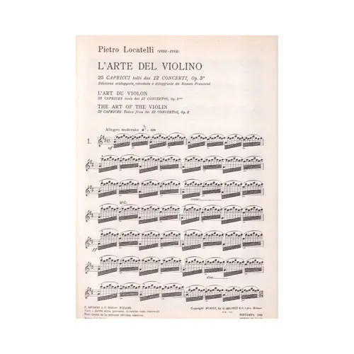 L`Arte Del Violino-25 Capricci