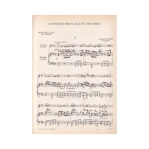 Concerto Per Il Flauto Traverso - 1766