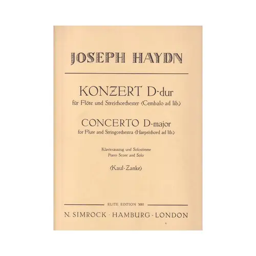 Konzert D Dur Fur Flote