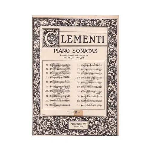 Sonata N.14 In D  (Edição Antiga)