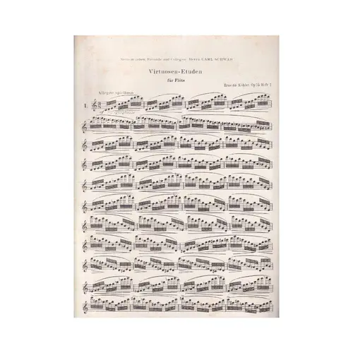 30 Virtuoso Etudes - Op.75 Vol.1  (Edição Antiga)