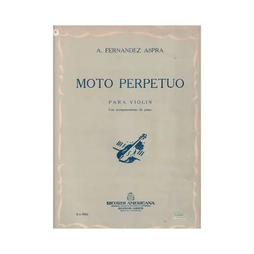 Moto Perpetuo  (Edição Antiga)