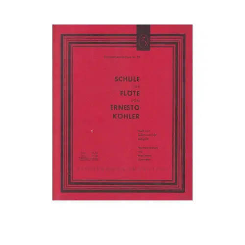 Schule Fur Flote  (Edição Antiga)