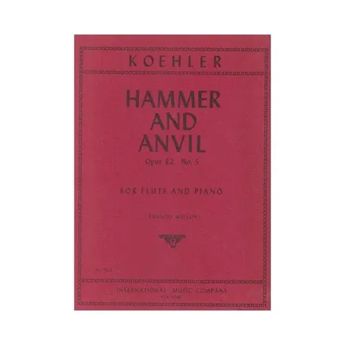 Hammer And Anvil For Flute - Op.82 N.5