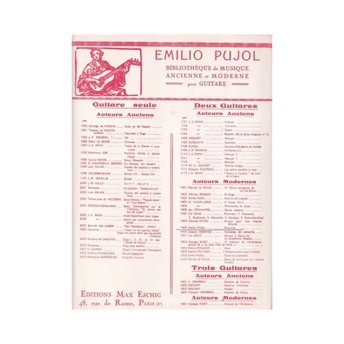 Ricercare  (Pujol 1409) (Edição Antiga)