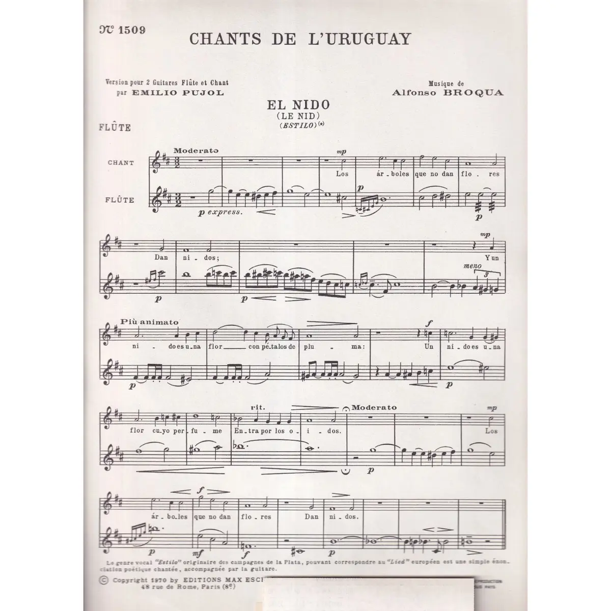 Chants De L´ Uruguay - El Nido