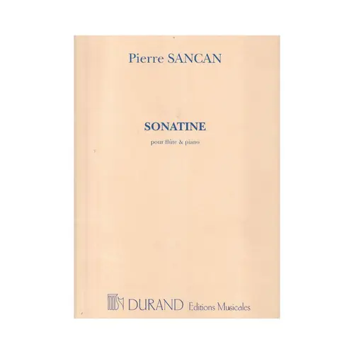 Sonatine Pour Flute Et Piano
