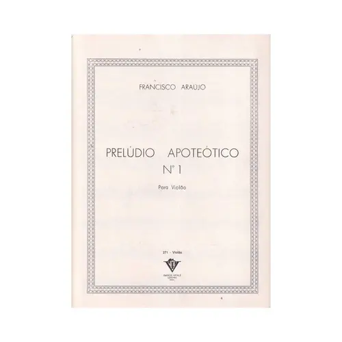 Preludio Apoteotico N.1 para violão