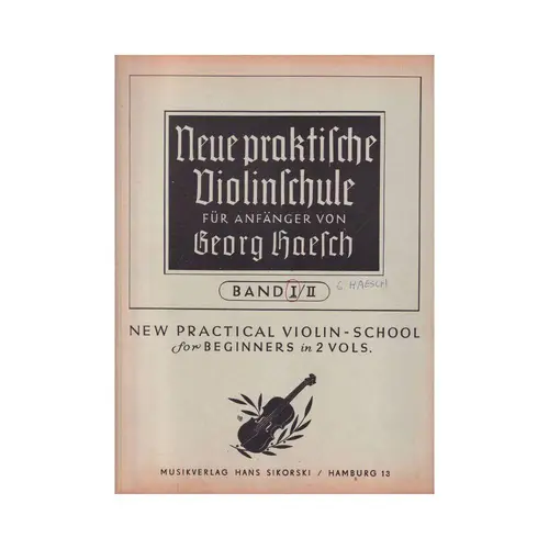 New practical violin school for beginners Vol.1
