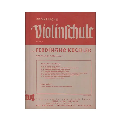 Praktische Violinschule Band 1, Heft 3