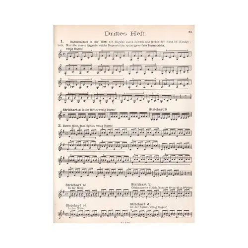 Praktische Violinschule Band 1, Heft 3