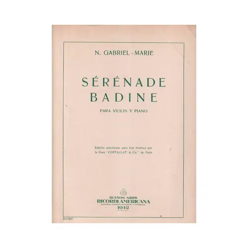 Serenade Badine