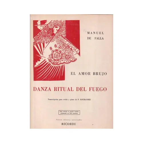 Danza Ritual Del Fuego - El Amor Brujo - Exemplar Antigo