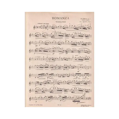 Romanza Op. 10 P/Violino