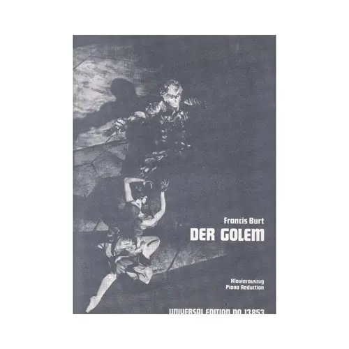 Der Golem - Piano Reduction