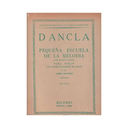 Pequena Escuela ..Op. 123 Vol.2  (Edição Antiga)