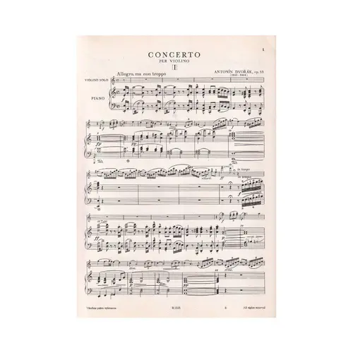 Concerto para Violino E Orq.A Moll Op.53