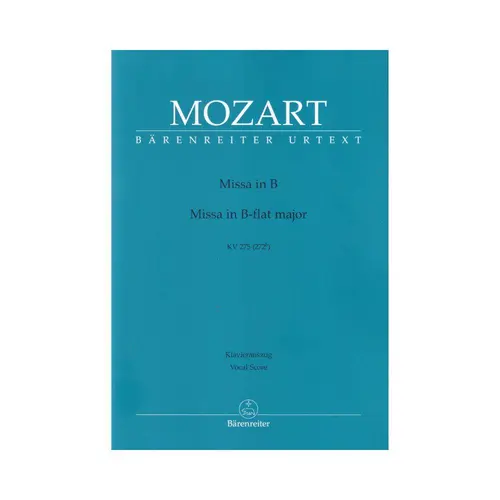 Missa in B-flat major K. 275 (272b) - vocal score