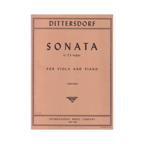 Sonata In Eb Maj.
