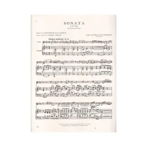 Sonata In Eb Maj.