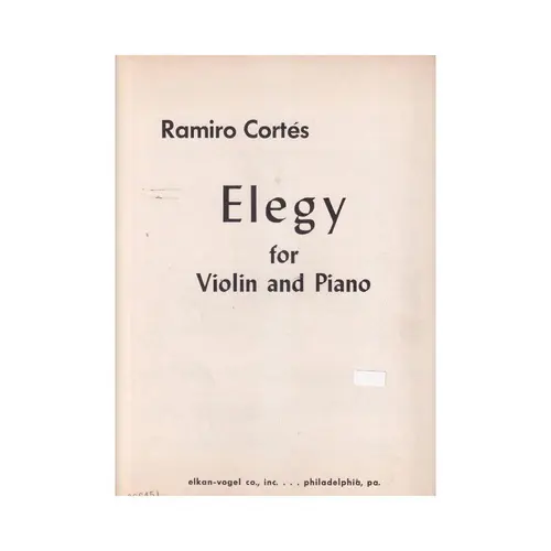Elegy For Violin