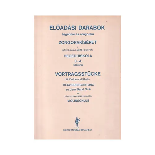 Vortragsstrick Fur Violine-Vol.3/4