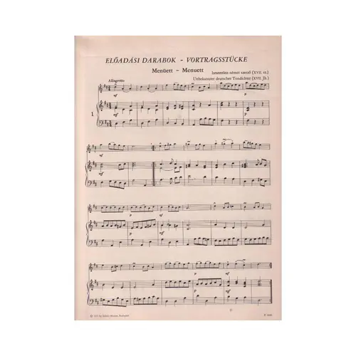 Vortragsstrick Fur Violine-Vol.3/4