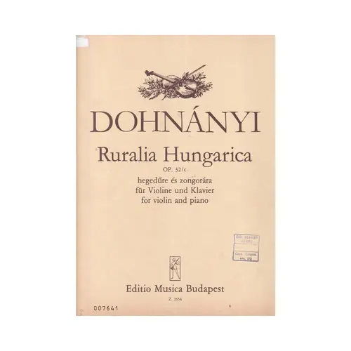 Ruralia Hungarica -Op.32 C