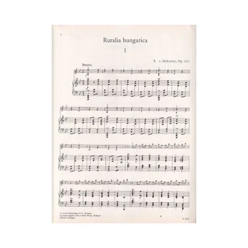 Ruralia Hungarica -Op.32 C