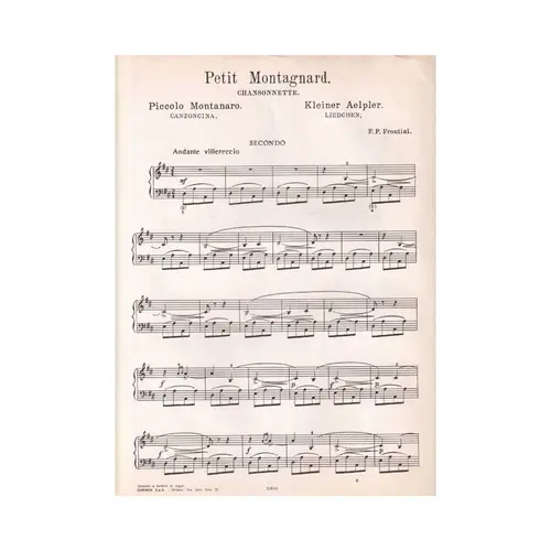 Petit Montagnard - piano 4 mãos