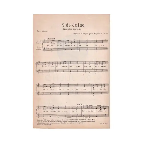 9 de Julho - Marcha Canção