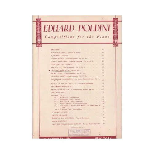 General Boom - Boom op.11, no.9