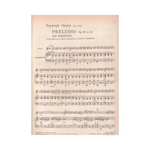 Preludio - Op.28 N.12