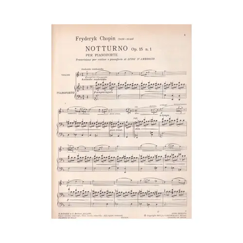 Notturno - Op.15 N.1