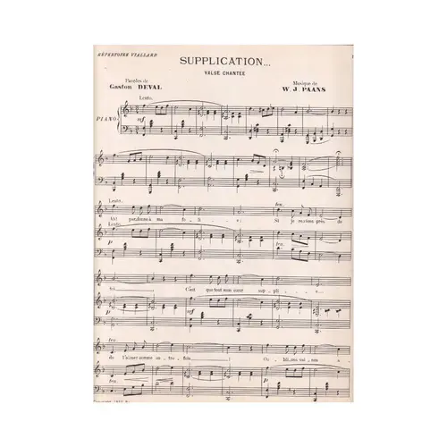 Supplication - Valse Tzigane