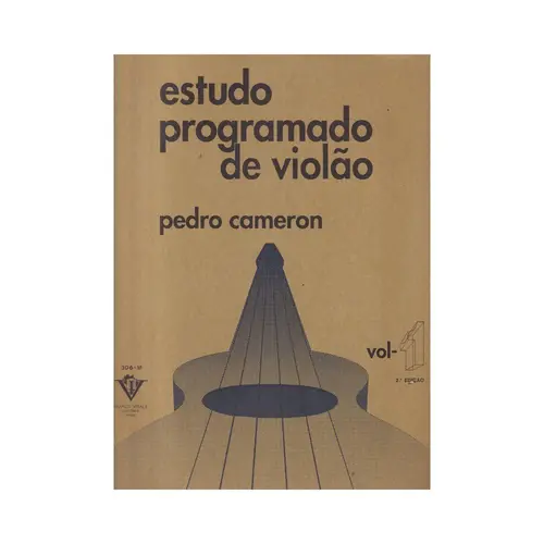 Estudo Programado De Violão - Vol.1 - Exemplar Antigo