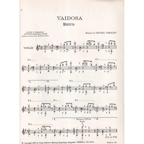 Vaidosa - Mazurca / Minueto