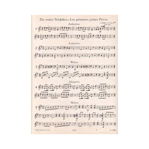 Die Ersten Stuckchen aus op. 80