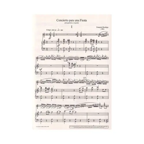 Concierto Para Una Fiesta para guitarra y orquestra