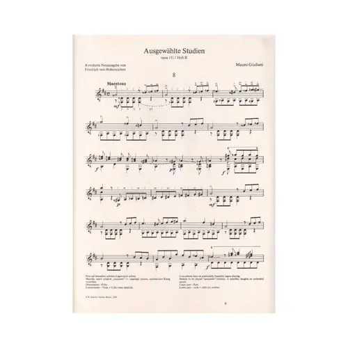 Ausgewahlte Studien-Op.111/Ii