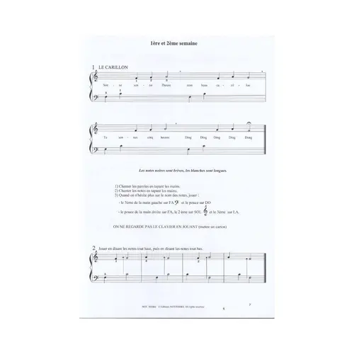Methode de Clavecin, 1ere Annee, Vol.1
