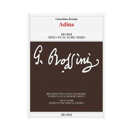 Adina - Vocal Score