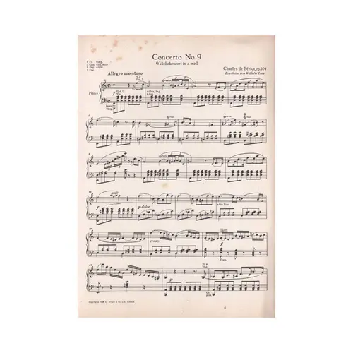 Concerto N.0 A Moll - Op.  104  (Edição Antiga)