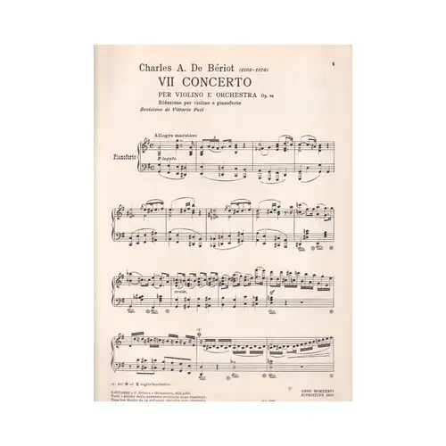 Vii Concerto Per Violino - Op.76