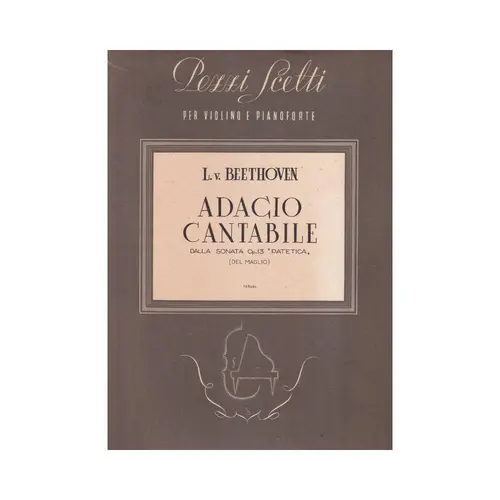 Adagio Cantbile Dalla Sonata Op.13  (Edição Antiga)