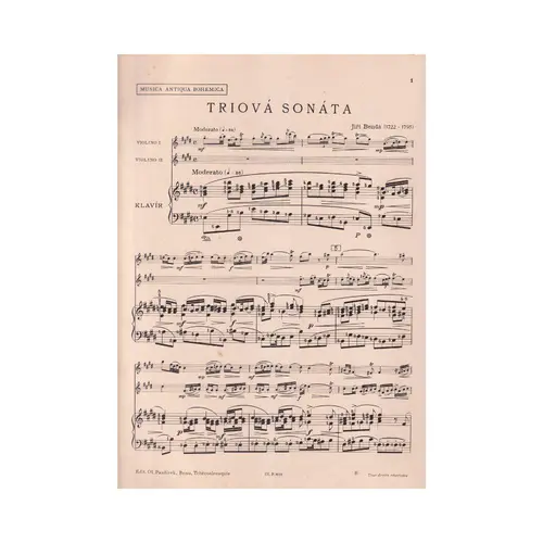Sonata Per Due Violini E Cravo  (Edição Antiga)